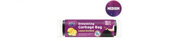 WhatsApp Image 2025-09-18 at 8.09.52 PM8 Drawstring Garbage Bags Lemon Scented - Image 1