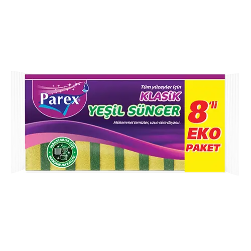 imgi_10_2107217-Klasik-Yesil-Sunger-Duz-8li CLASSIC SPONGE 8 PCS - Image 1