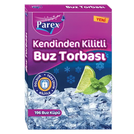 SELF-SEALING ICE CUBE BAGS