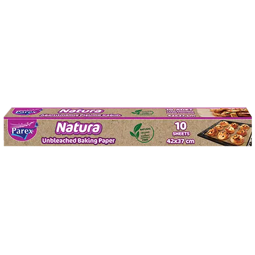 imgi_5_1909405-Natura-Agartimamis-Pisirme-Kagidi-10lu NATURA PRE-CUT UNBLEACHED BAKING PAPER 10 PCS - Image 1