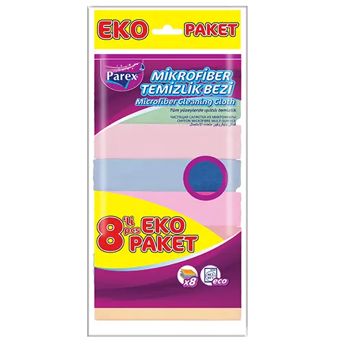 imgi_5_1909745-Mikrofiber-Temizlik-Bezi-8li-Ortak MICROFIBER CLEANING CLOTH 8 PCS - Image 1