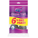 STAINLESS STEEL SCOURER 6 PCS